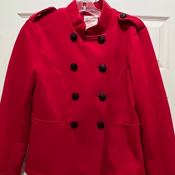 Mossimo double breasted utility jacket, large, red - Picture 1 of 6